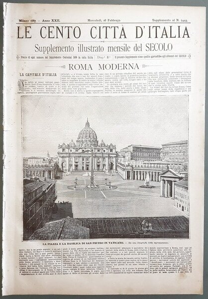 Le cento cittÃ d'Italia - ROMA MODERNA