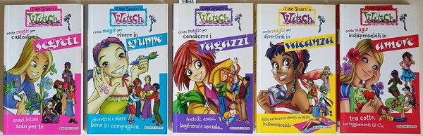N. 5 volumetti della collana: I LIBRI SEGRETI DI WITCH