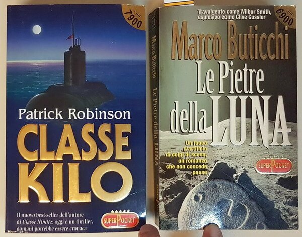 N. 2 vol. della collana SuperPocket: LE PIETRE DELLA LUNA …