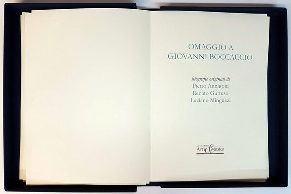 OMAGGIO A GIOVANNI BOCCACCIO - Litografie originali di Pietro Annigoni, …