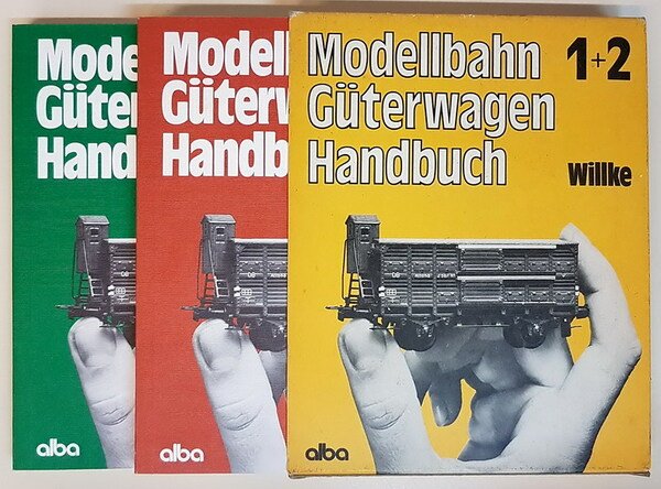 MODELLBAHN GUTERWAGEN HANDBUCH (band 1 und 2)