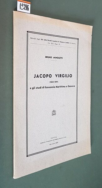 JACOPO VIRGILIO (1834-1891) e gli studi di Economia Marittima a …