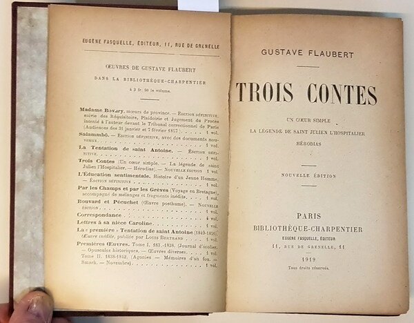 TROIS CONTES - Un coeur simple - La legende de …