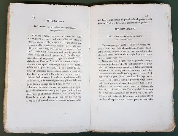 MANUALE PRATICO PER LA CURA DEGLI APPARENTEMENTE MORTI PREMESSEVI ALCUNE …
