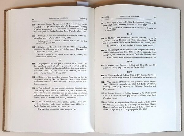 BIBLIOGRAFIA GALILEIANA (1568-1895)