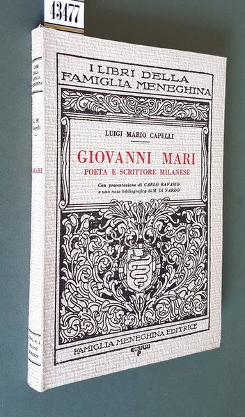 GIOVANNI MARI POETA E SCRITTORE MILANESE - Con presentazione di …