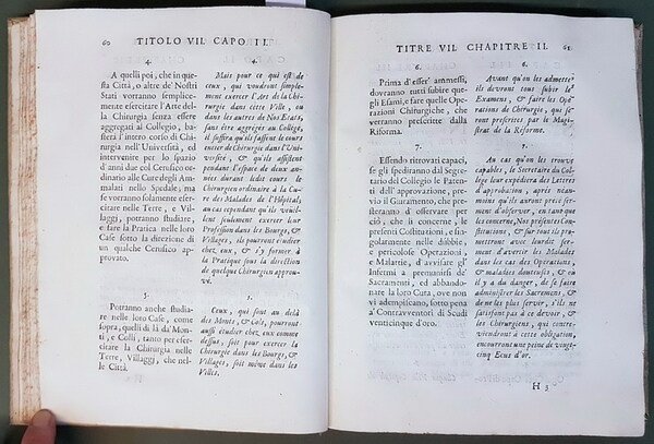 COSTITUZIONI DI SUA MAESTA' PER L'UNIVERSITA' DI TORINO - CONSTITUTIONS …