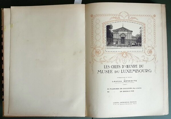 LES CHEFS D'OEUVRE DU MUSEE DU LUXEMBOURG