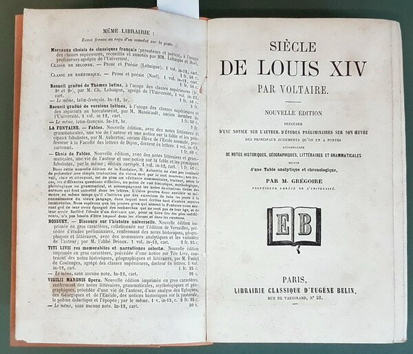 SIECLE DE LOUIS XIV