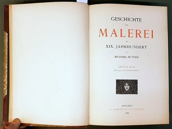 GESCHICHTE DER MALEREI im XIX, JAHRHUNDERT (dritter band)