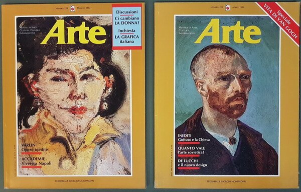 N. 4 riviste: ARTE mensile di arte, cultura, informazione - …