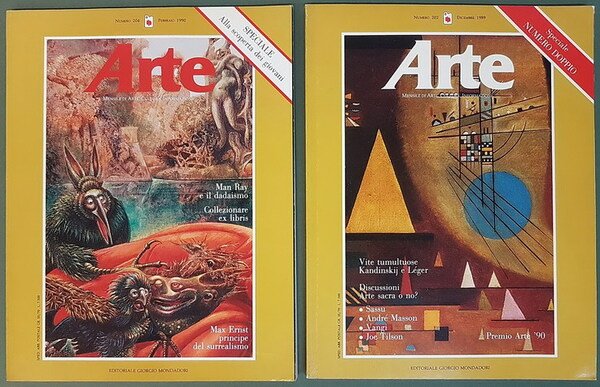 N. 4 riviste: ARTE mensile di arte, cultura, informazione - …