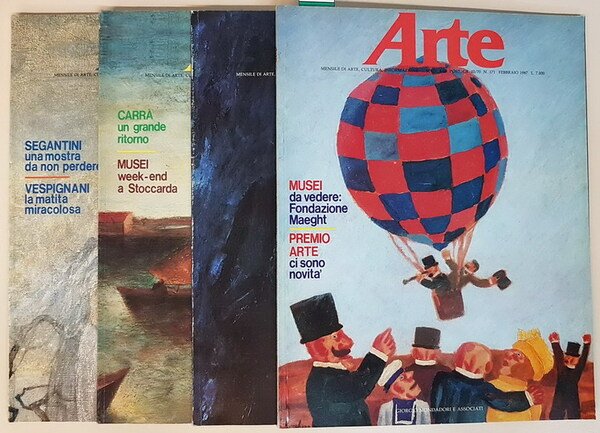 N. 4 riviste: ARTE mensile di arte, cultura, informazione (anno …