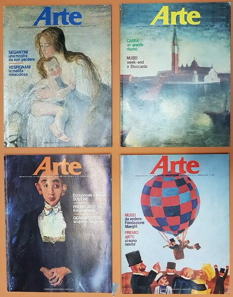 N. 4 riviste: ARTE mensile di arte, cultura, informazione (anno …
