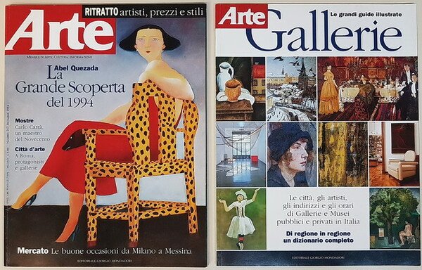 N. 8 riviste: ARTE mensile di arte, cultura, informazione (anno …
