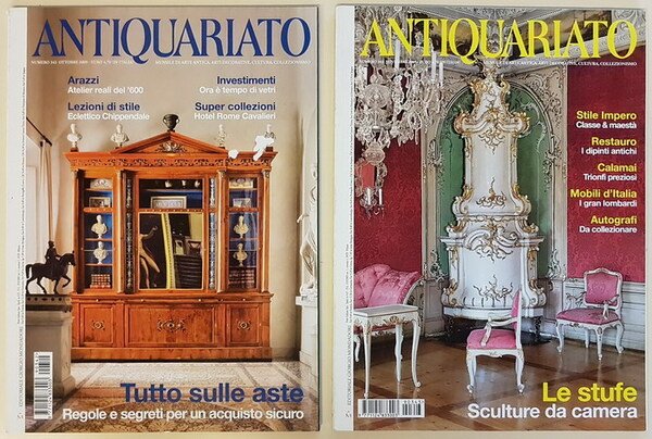 N. 5 numeri della rivista ANTIQUARIATO - 2009 (Numeri 338 …