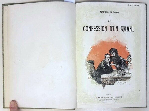 LA CONFESSION D'UN AMANTE avec une lettre de M. Alexandre …