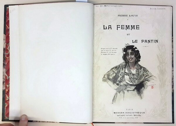 LA FEMME ET LE PANTIN - Roman espagnol