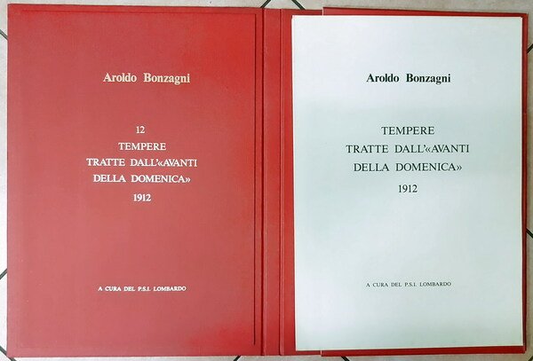 AROLDO BONZAGNI - TEMPERE TRATTE DALL'AVANTI DELLA DOMENICA 1912