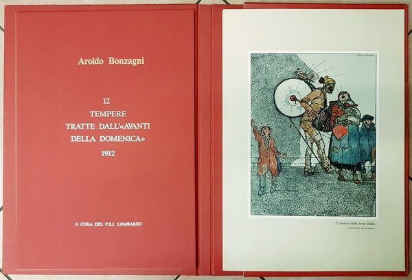 AROLDO BONZAGNI - TEMPERE TRATTE DALL'AVANTI DELLA DOMENICA 1912