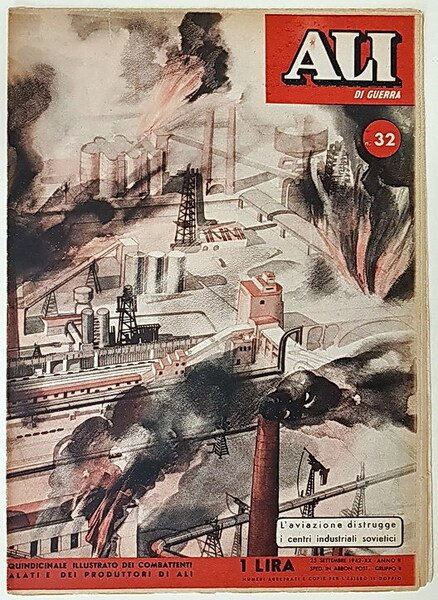 N. 5 fascicoli del quindicinale ALI DI GUERRA (anno II) …