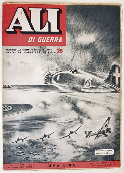 N. 5 fascicoli del quindicinale ALI DI GUERRA (anno II) …