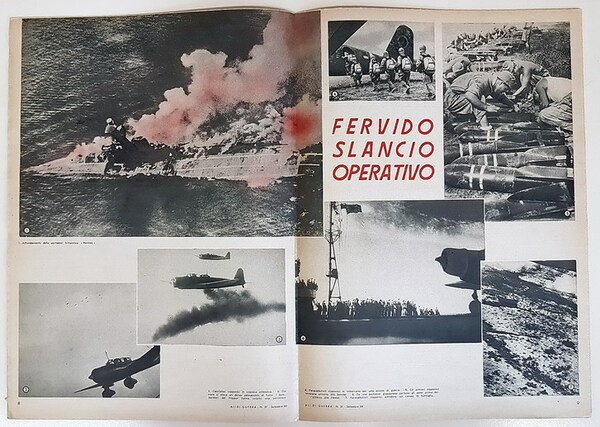 N. 5 fascicoli del quindicinale ALI DI GUERRA (anno II) …