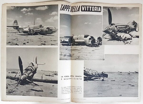 N. 5 fascicoli del quindicinale ALI DI GUERRA (anno II) …