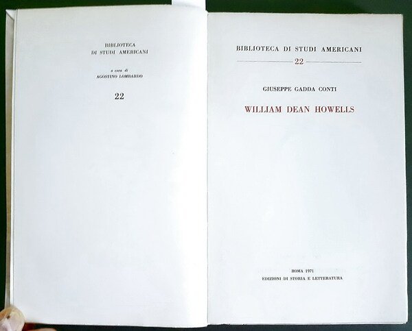 WILLIAM DEAN HOWELLS