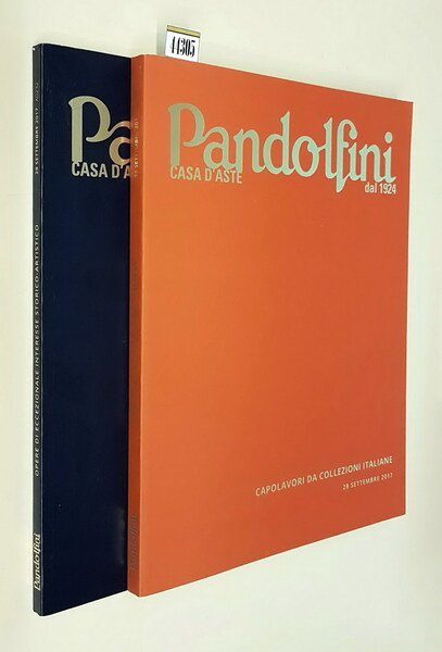 N. 2 CATALOGHI D'ASTA PANDOLFINI (Firenze 28 settembre 2017)