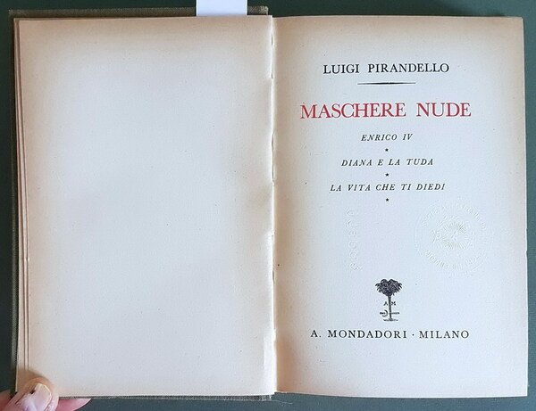 MASCHERE NUDE - Enrico IV . Diana e la Tuda …