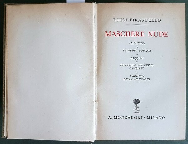 MASCHERE NUDE - All'uscita . La nuova colonia . Lazzaro …