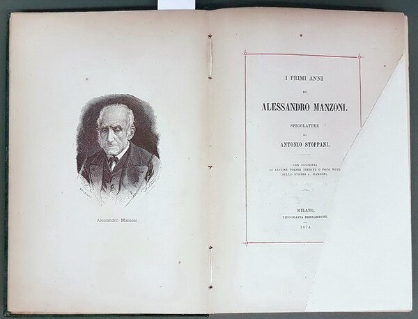 I PRIMI ANNI DI ALESSANDRO MANZONI