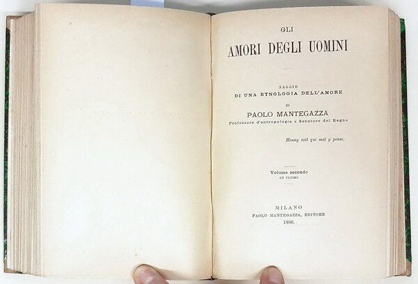 GLI AMORI DEGLI UOMINI (volume I e II)