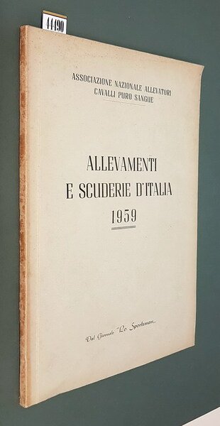 ALLEVAMENTI E SCUDERIE D'ITALIA 1959