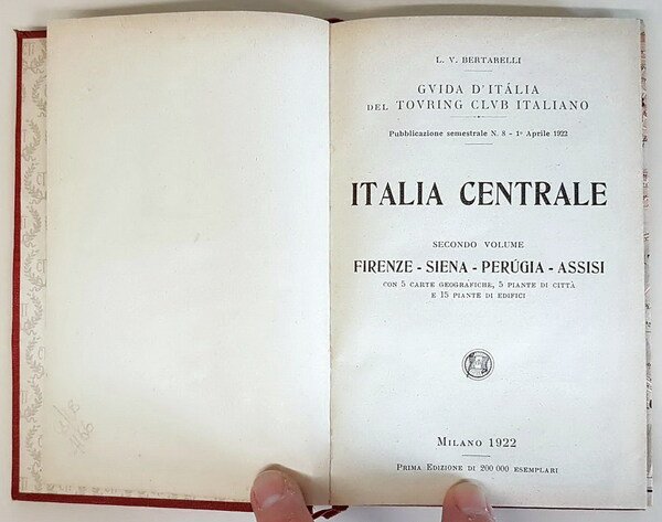 ITALIA CENTRALE (serie di 4 volumi)