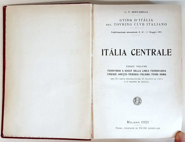 ITALIA CENTRALE (serie di 4 volumi)