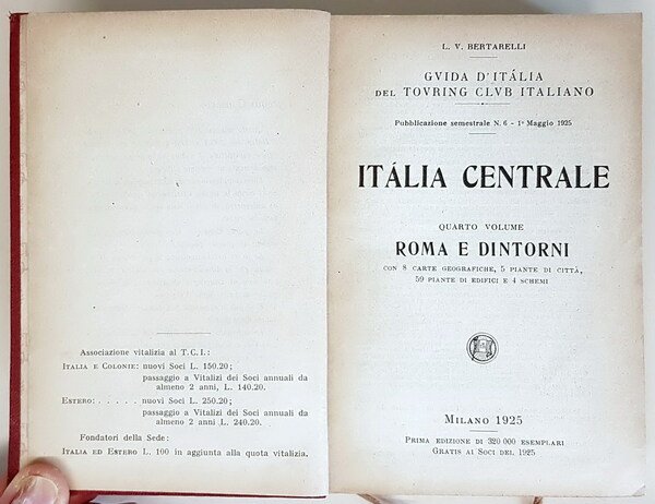 ITALIA CENTRALE (serie di 4 volumi)