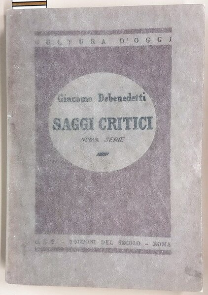 SAGGI CRITICI - Nuova serie