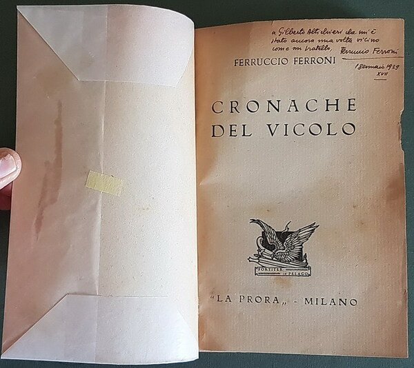 CRONACHE DEL VICOLO
