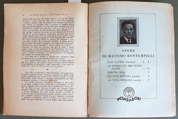 ALMANACCO LETTERARIO 1926