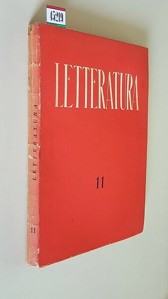 LETTERATURA - Rivista trimestrale di Letteratura contemporanea (anno III) - …