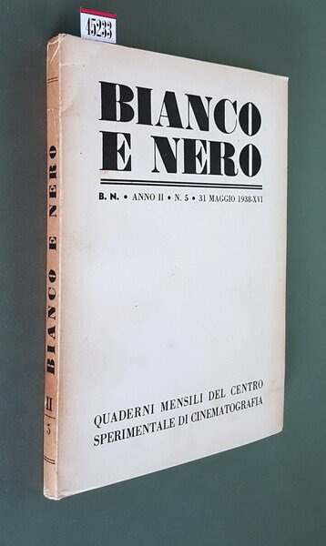BIANCO E NERO (anno II) - N. 5 (maggio 1938) …