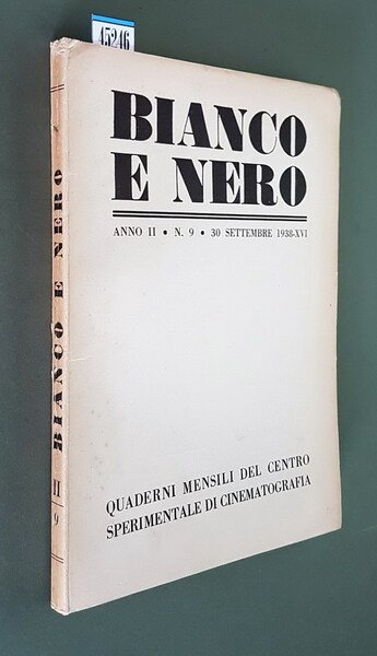 BIANCO E NERO (anno II) - N. 9 (30 settembre …