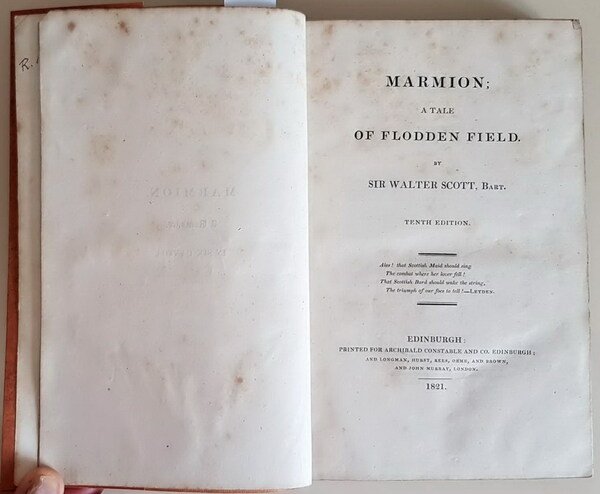 MARMION; a Tale of Flodden Field