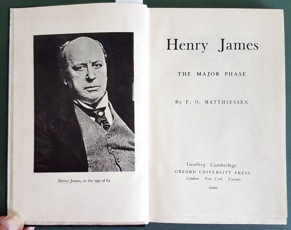 HENRY JAMES: THE MAJOR PHASE