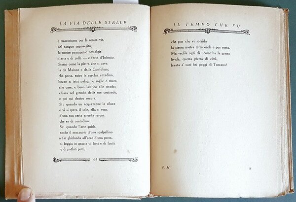 LA VIA DELLE STELLE - Poema lirico (1923 - 1927)