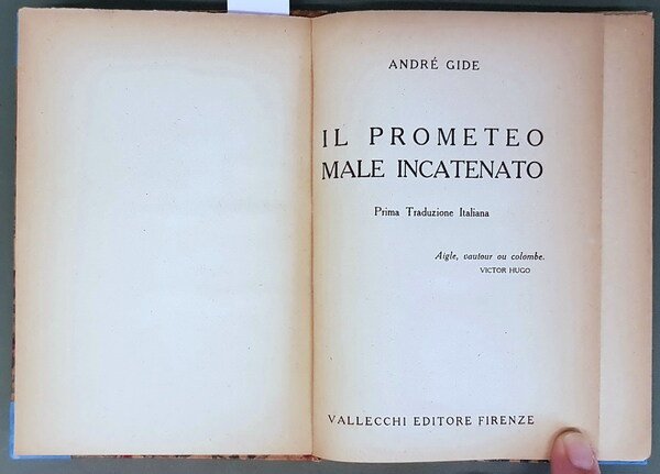 IL PROMETEO MALE INCATENATO