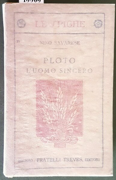 PLOTO L'UOMO SINCERO e altri racconti