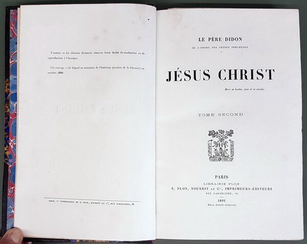 JESUS CHRIST (tomes I et II)